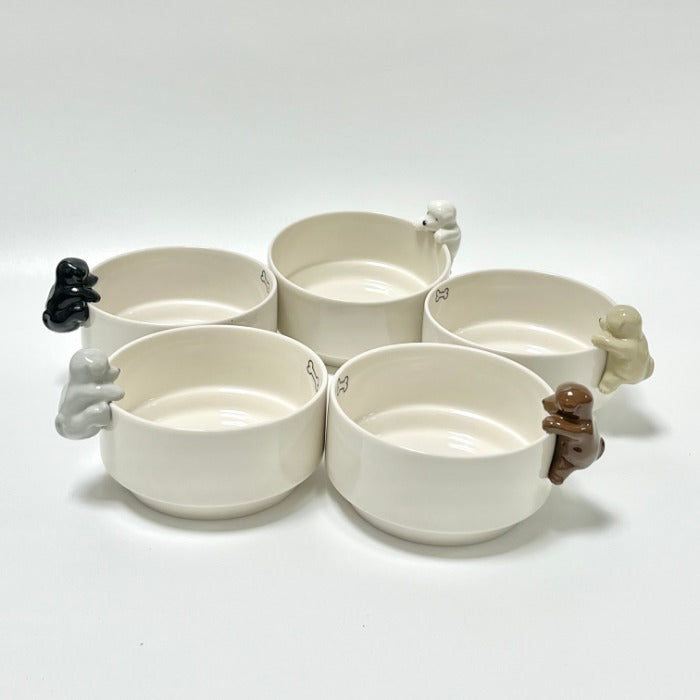 Puppy Figurine Bowl – 5 Colors