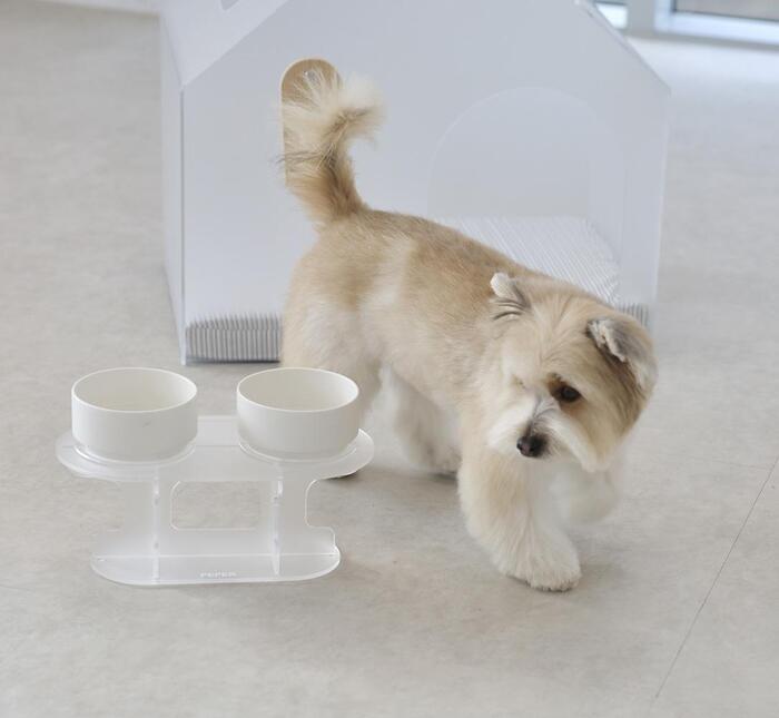 Objet Pet Table 2 Bowl -2 Colors