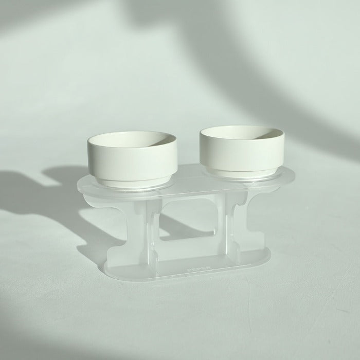 Objet Pet Table 2 Bowl -2 Colors