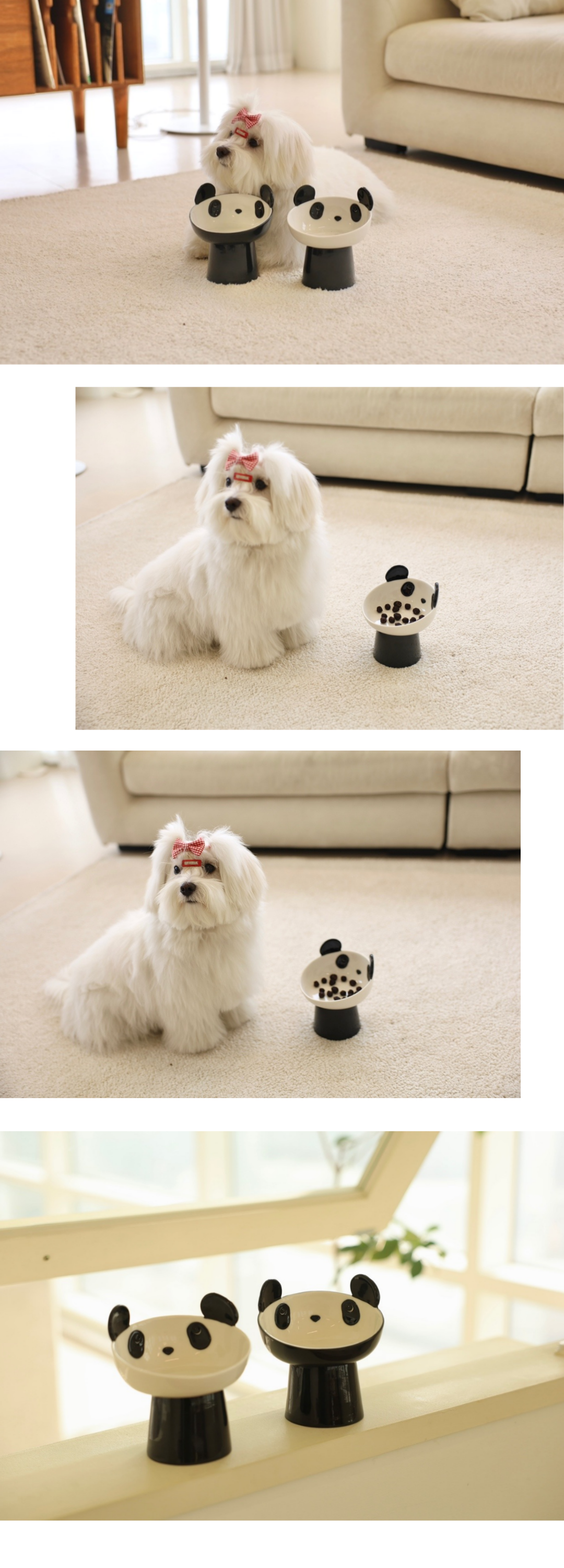 Panda Stand Bowl – 2 Colors