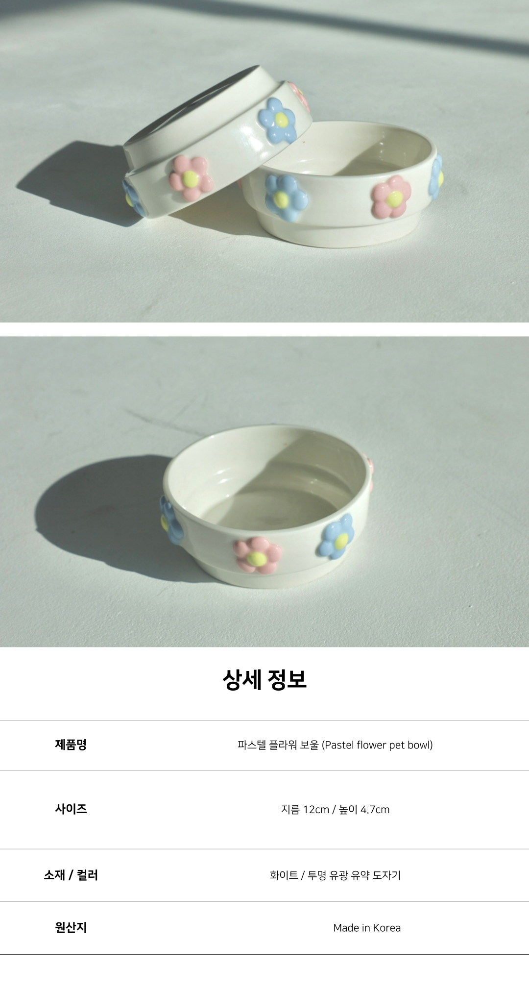 Pastel Flower Bowl