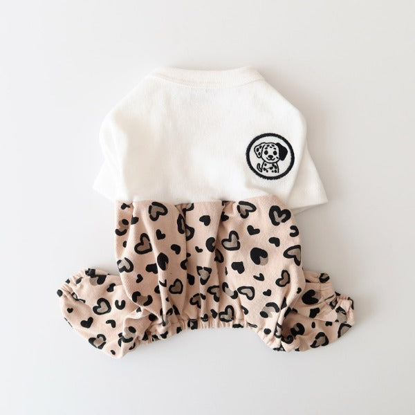 Leopard Onesie – Beige