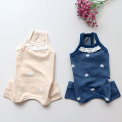 Roy Floral All-in-One (Denim)