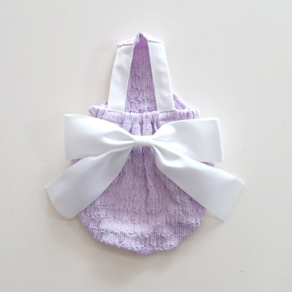 Big Ribbon Sleeveless Top – Violet