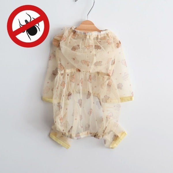 Anti-Bug Mesh Onesie – Yellow