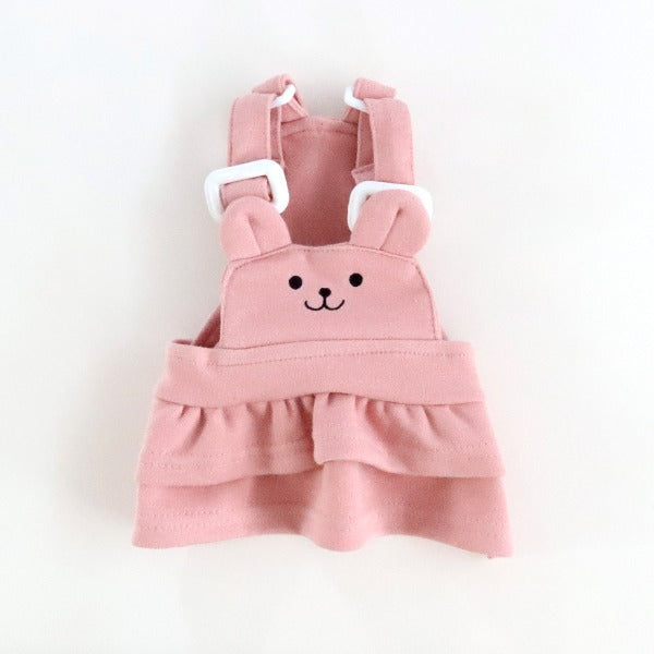 Bear Suspender Skirt – Pink