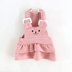 Bear Suspender Skirt – Pink