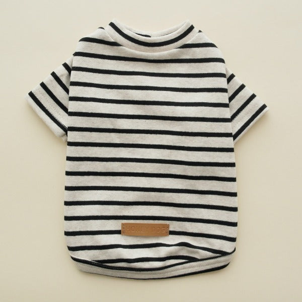 Striped T-Shirt – Black