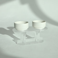 Objet Pet Table 2 Bowl -2 Colors
