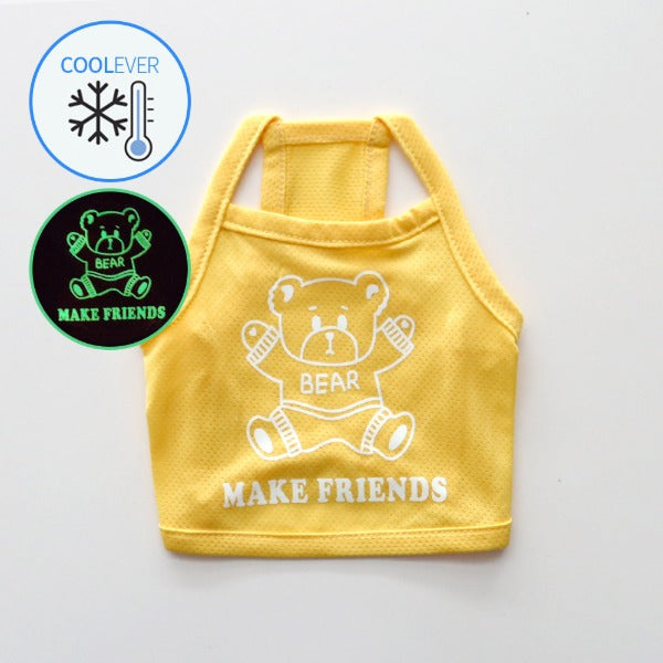Friends Cool Sleeveless Top – Yellow