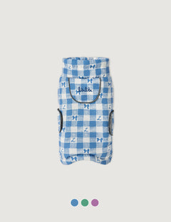 LIKALIKA X SAKI Gingham Thermo Heat Padded Jacket 3 Colors