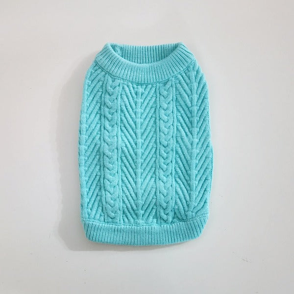 Macaron Knit Sweater – Mint