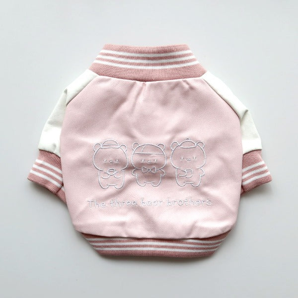 Brother Leather Jacket – Pink