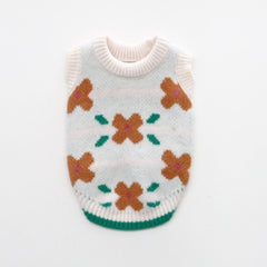 Daisy Knit Vest – Ivory