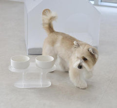 Objet Pet Table 2 Bowl -2 Colors