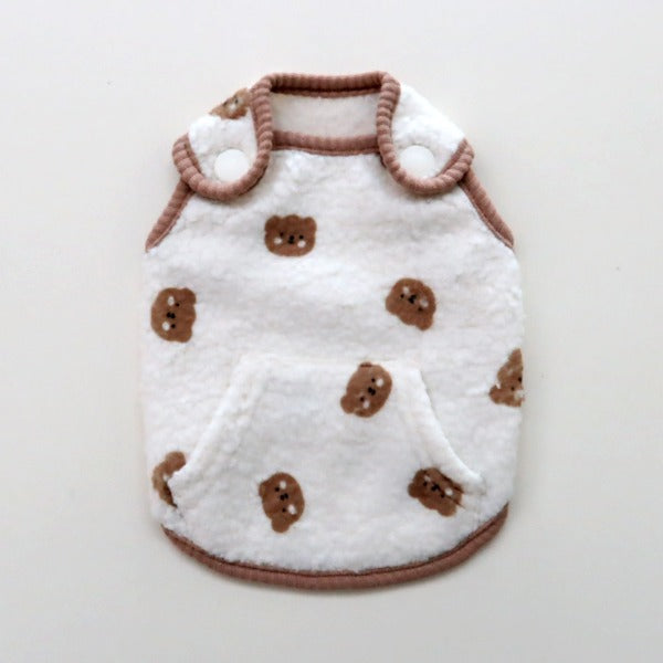 Bear Sleep Vest – Ivory