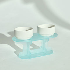 Objet Pet Table 2 Bowl -2 Colors