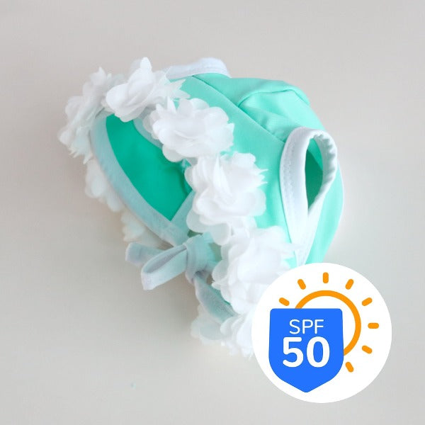Flower Swim Cap – Mint