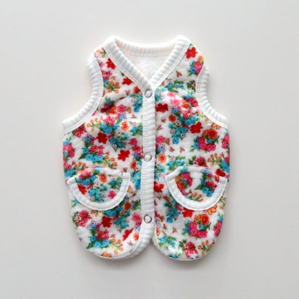 Grandma Sherpa Vest – Ivory