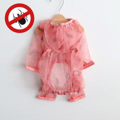 Anti-Bug Mesh Onesie – Pink