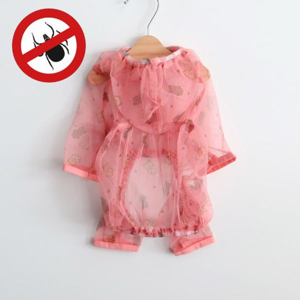 Anti-Bug Mesh Onesie – Pink