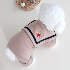 Sailor Bear Onesie – Beige