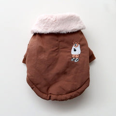 Dog Outerwear Brown 5 Sizes