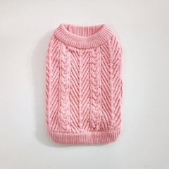Macaron Knit Sweater – Pink