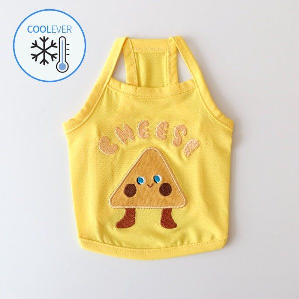 Fast Food Cool Sleeveless Top – Yellow