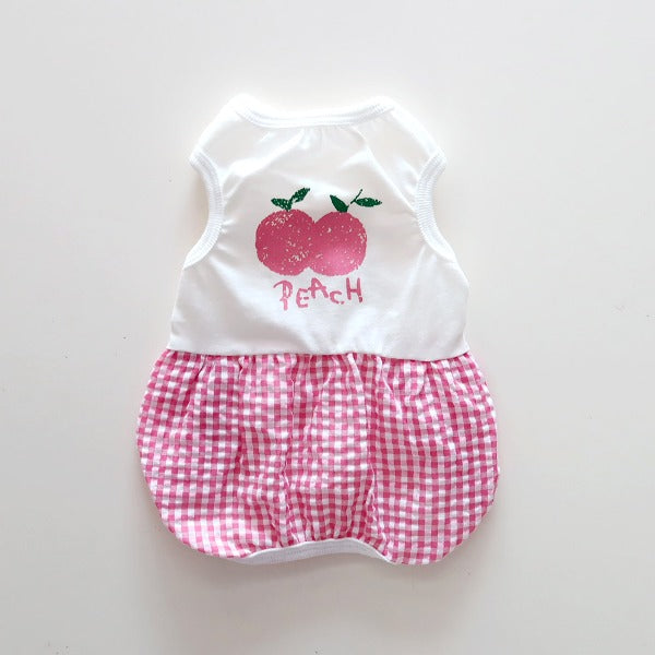 Fruit Check Onesie – Pink