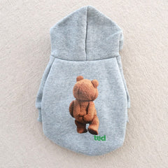 Dog Outerwear Gray 5 Sizes