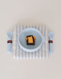 Nouveau Silicone Meal Spoon & Fork Set 2 Colors