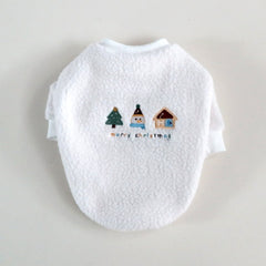 Merry Teddy Fleece – White