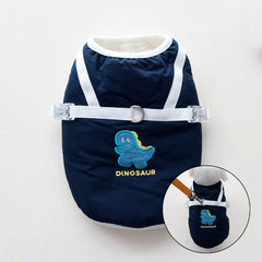 Harness Puffer Navy 5 Sizes