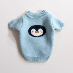 Character Knit Sweater – Sky Blue