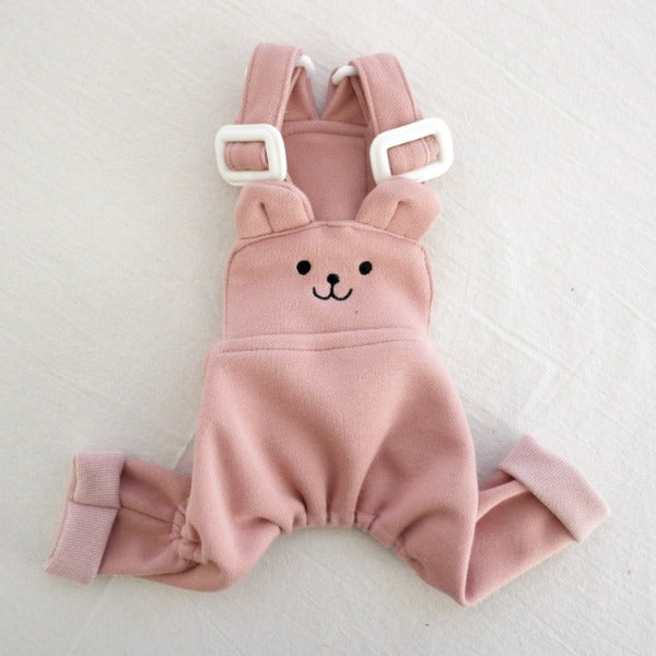 Bear Overall Pants – Pink