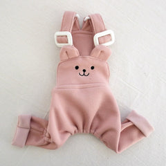 Bear Overall Pants – Pink