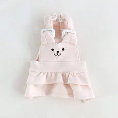 Bear Suspender Skirt – Ivory