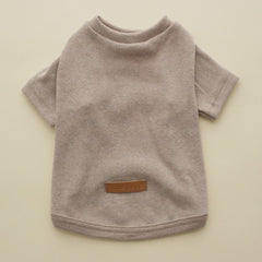 Basic Plain T-Shirt – Light Beige