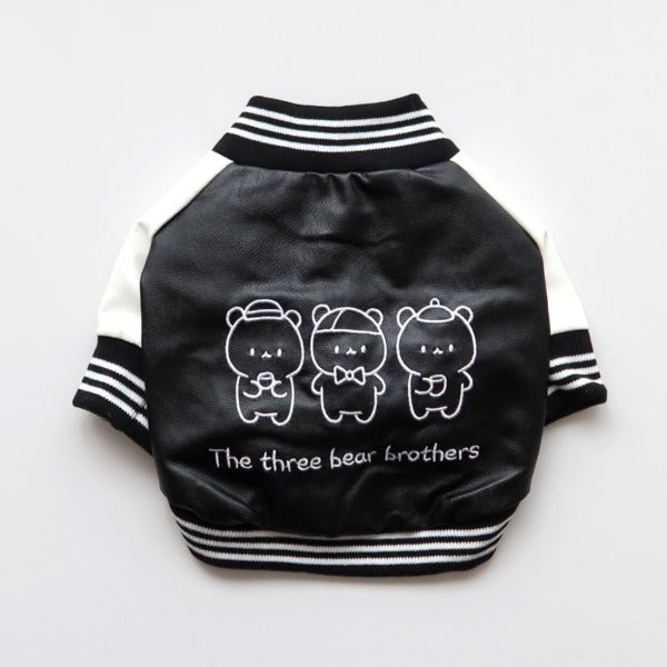 Brother Leather Jacket – Black