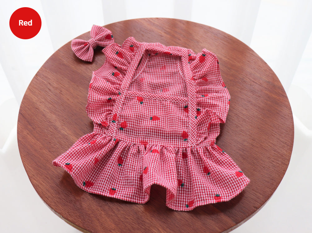 Berry Pop Crop Blouse – Red