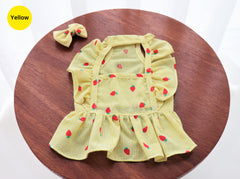 Berry Pop Crop Blouse – Yellow