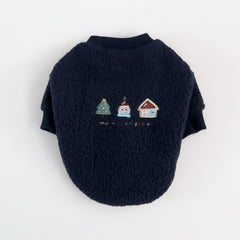 Merry Teddy Fleece – Navy