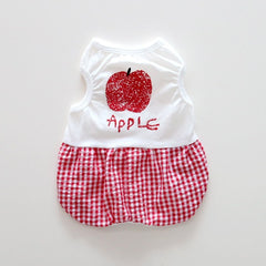 Fruit Check Onesie – Red
