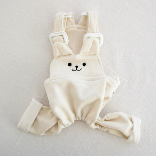 Bear Overall Pants – Ivory