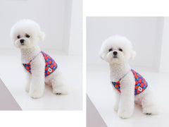 Cherry Crop Top – Blue