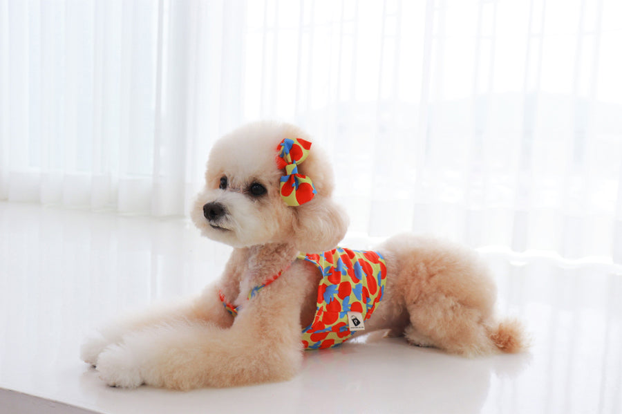 Cherry Crop Top – Yellow