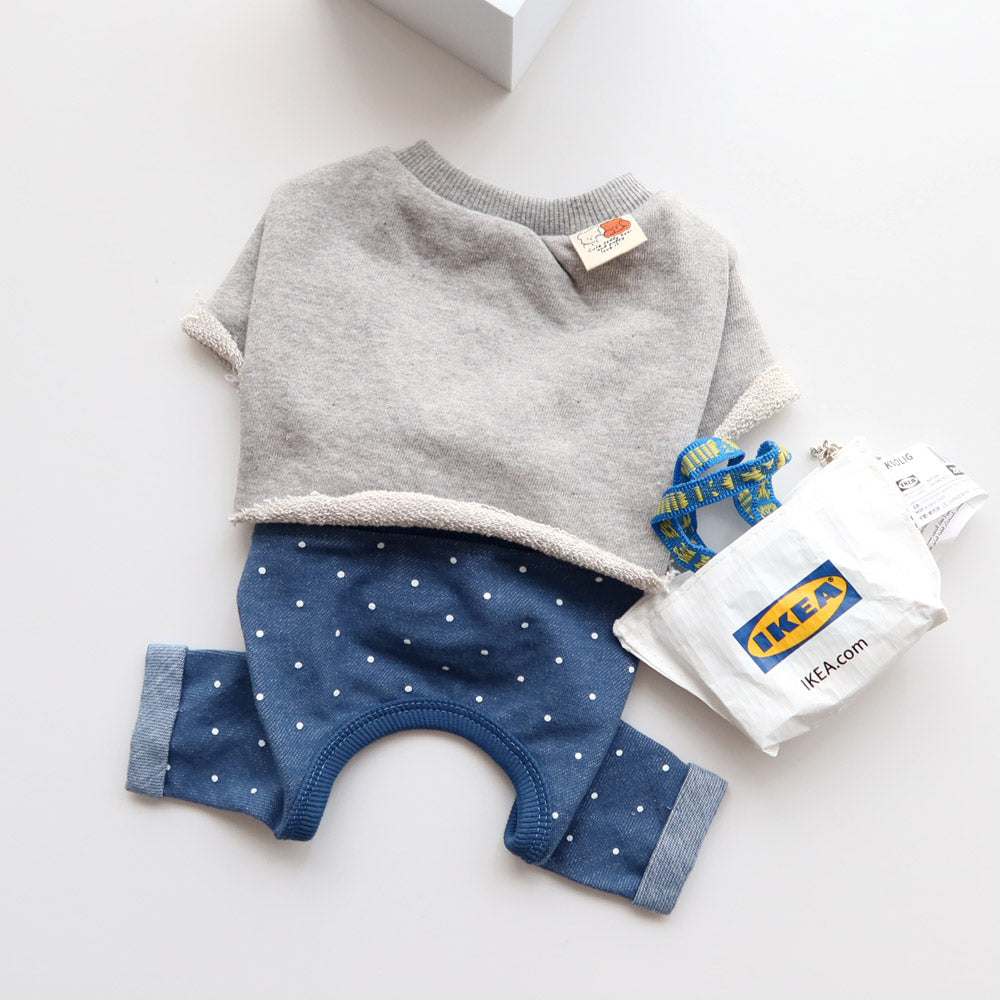 Raw Edge Sweatshirt (Gray)
