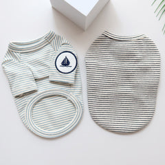 Marine Striped Tee (Sky Blue)
