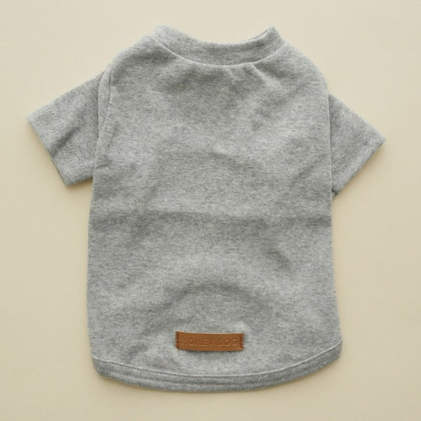 Basic Plain T-Shirt – Gray